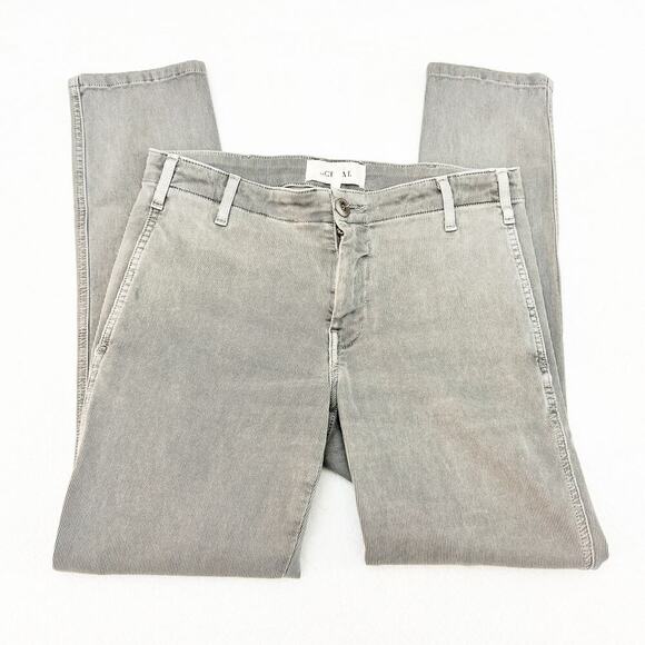 The Great Corduroy Style Slim Leg Gray Denim Stretch Jean Pants Size 28 - Picture 4 of 9